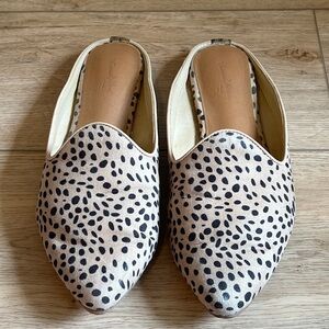 Universal Thread Slip-On Mules - Size 8.5, Animal Print